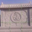 酒泉 芝麻白花岗岩屏风，照壁，影壁