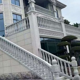 酒泉 芝麻白别墅，栏杆