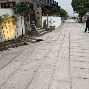 酒泉仿古石铺装效果
