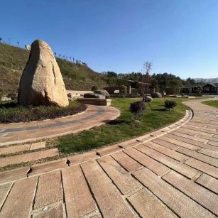 酒泉仿古石铺装效果