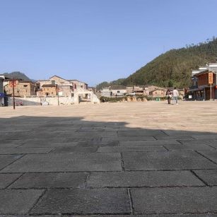 酒泉仿古石铺装效果