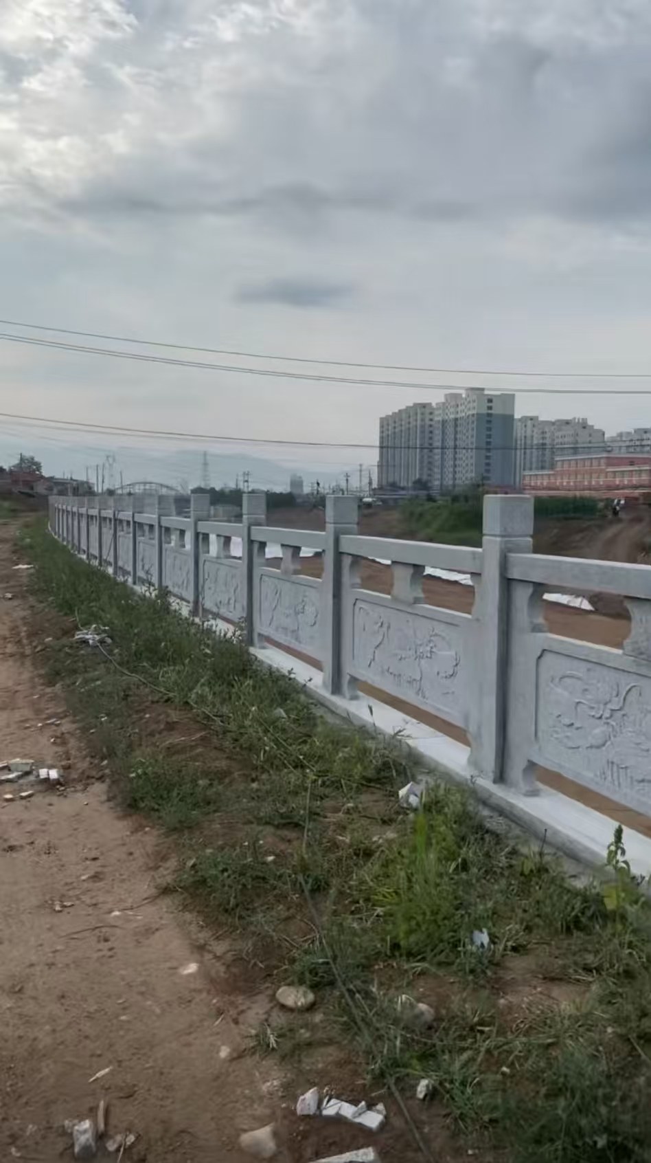 酒泉 石材河道栏杆