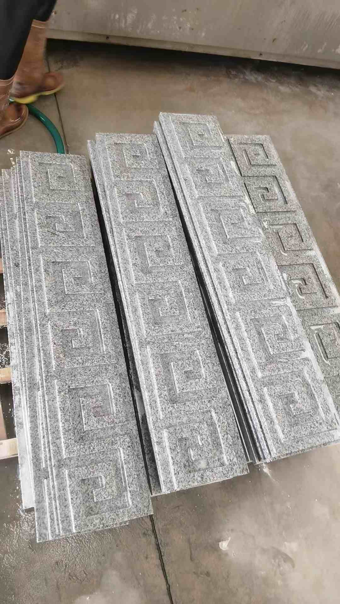 酒泉 别墅回纹线条，雕刻