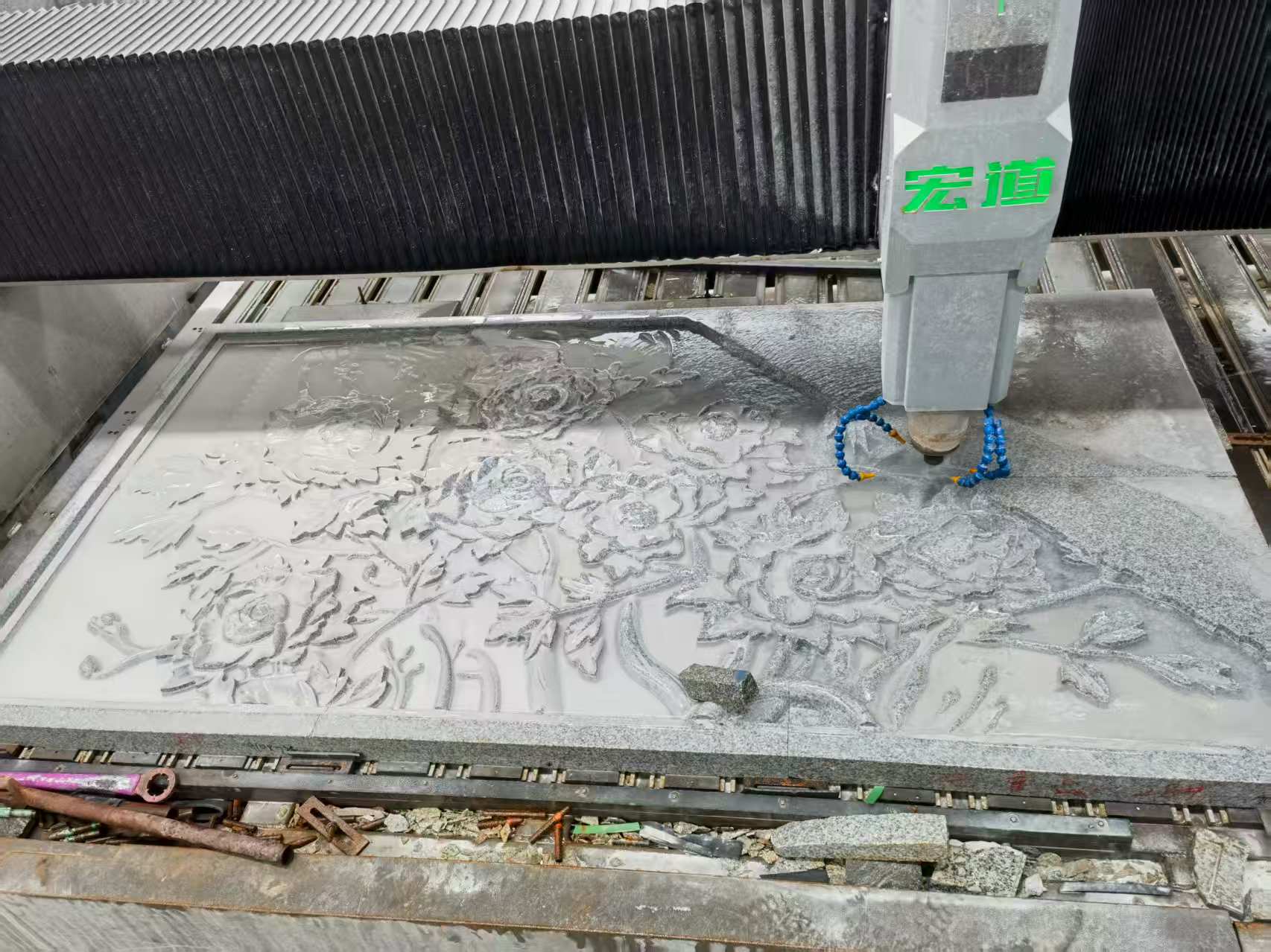 酒泉 别墅墙面石材雕刻