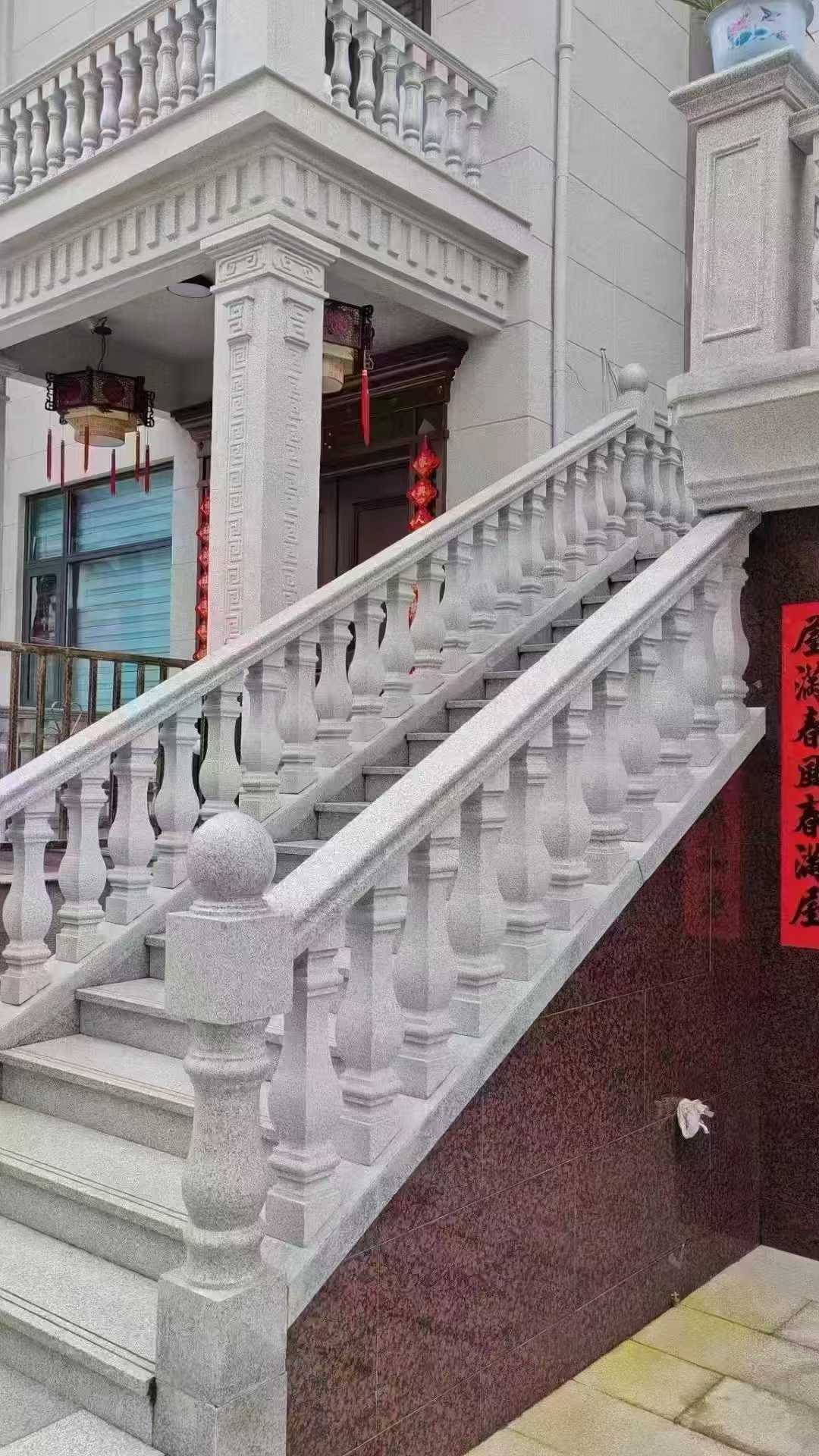 酒泉 天然石材 阳台庭院护栏、栏杆