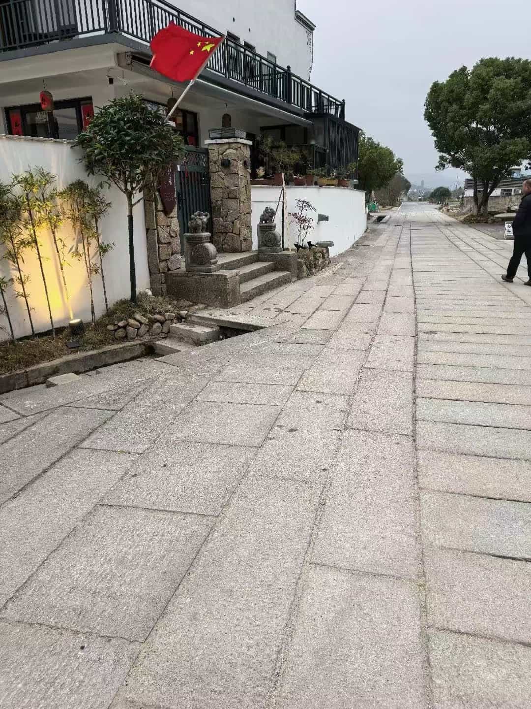 酒泉仿古石铺装效果