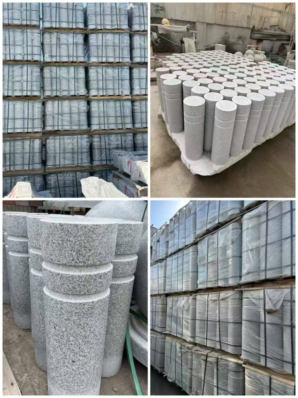 酒泉 芝麻白花岗岩挡车柱、隔离柱多少钱