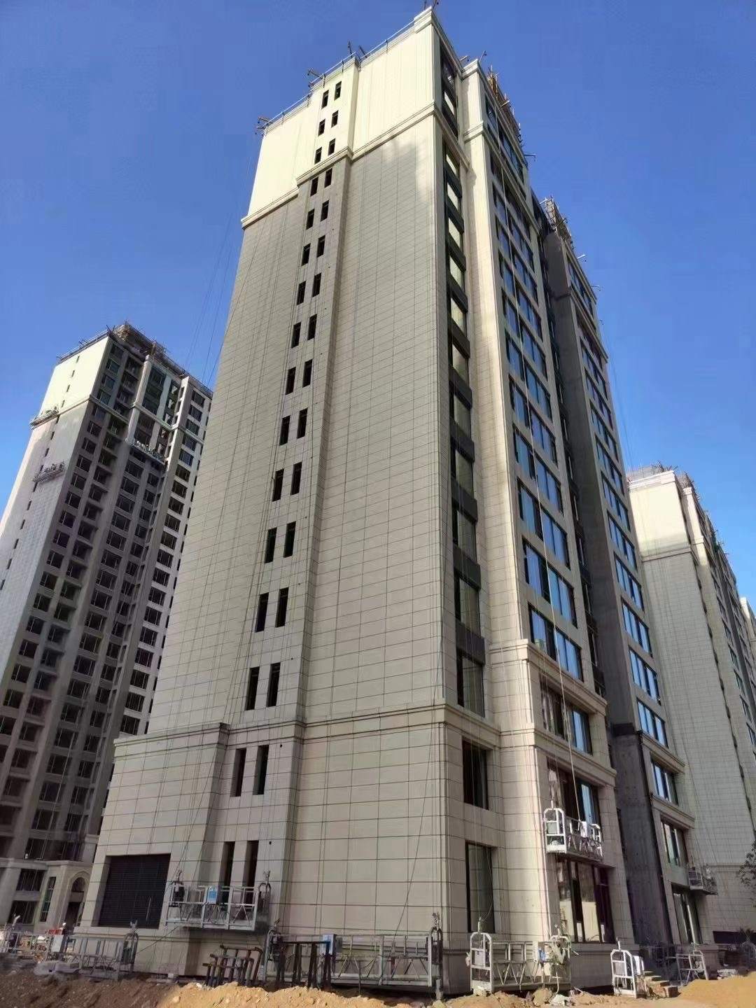 酒泉黄金麻高端小区，外墙干挂